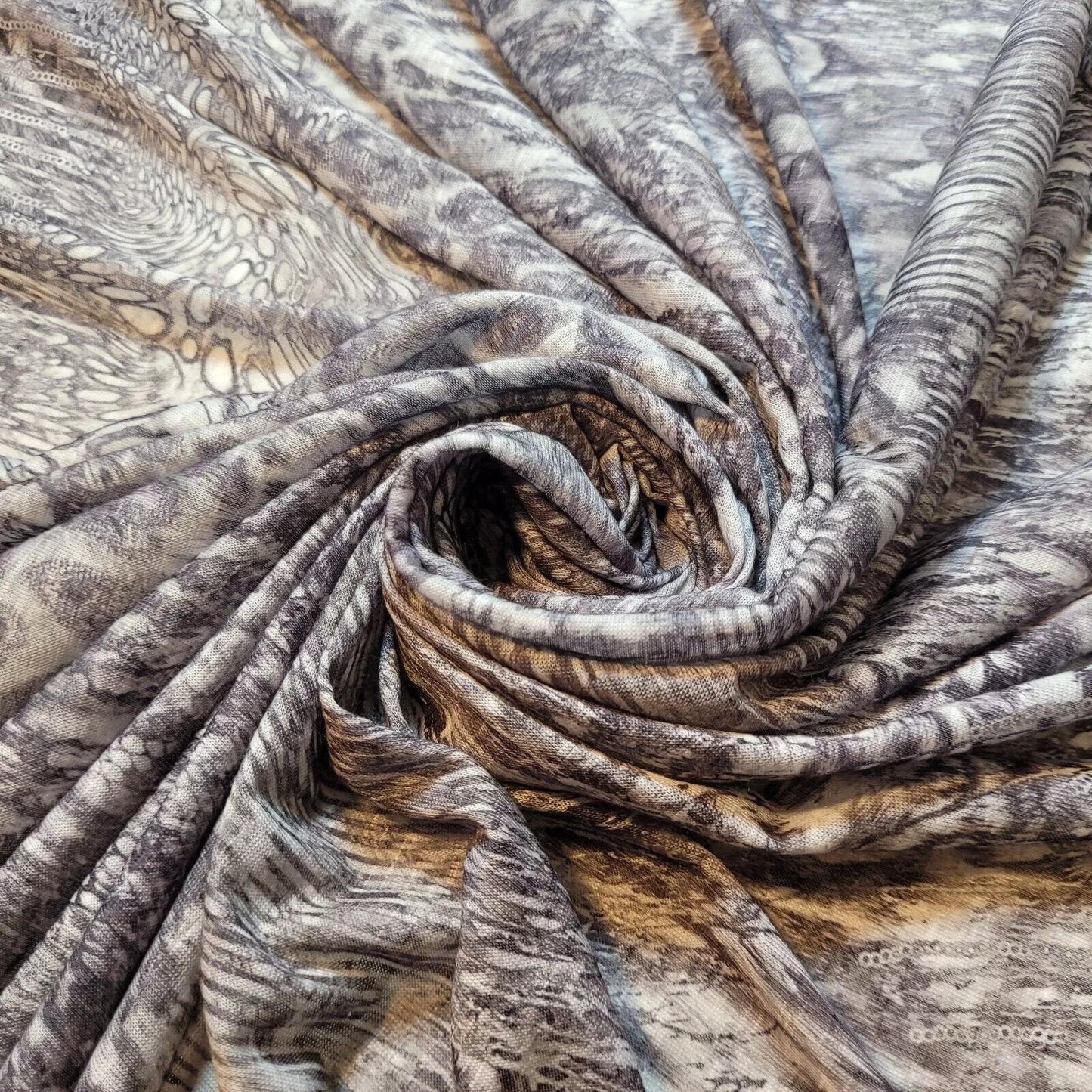 Cotton & Viscose Jersey Stretch Knit Fabric | Plain Solid & Printed Variants, 58" (147cm) Wide Soft Apparel & Craft Material – Sold by the Metre