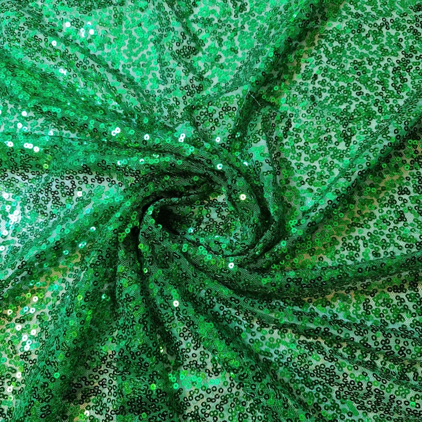 Sequin Fabric | Sparkly Shiny Bling Dress, Craft & Table Drape Material – 58" (147cm) Wide with 50" Embroidered Sequins – Sold by the Metre