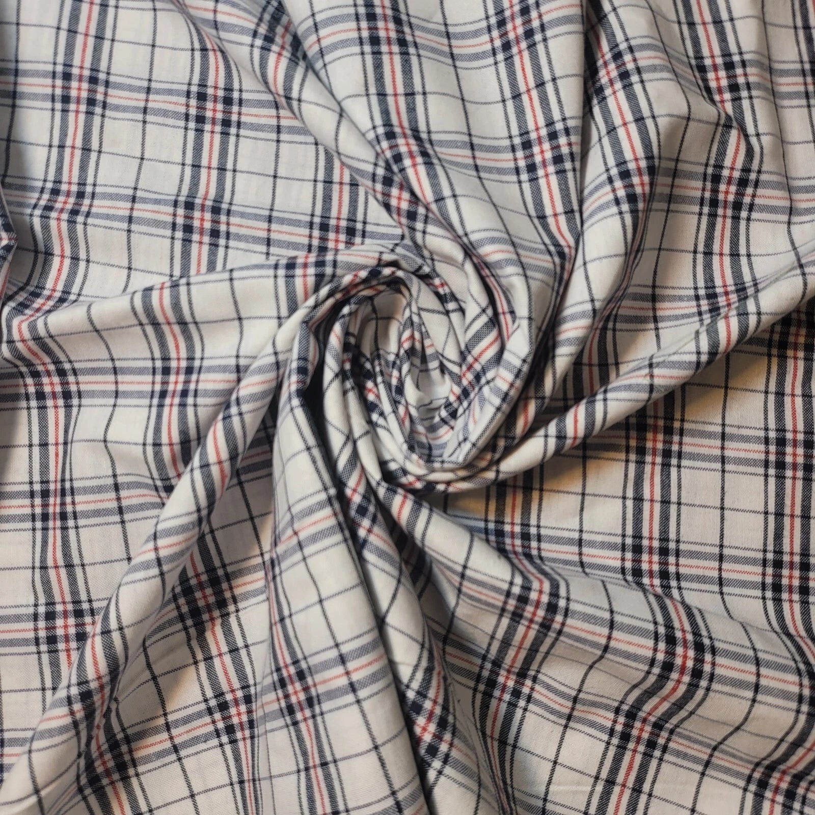 100% Cotton Tartan & Check Plaid Fabric | 58