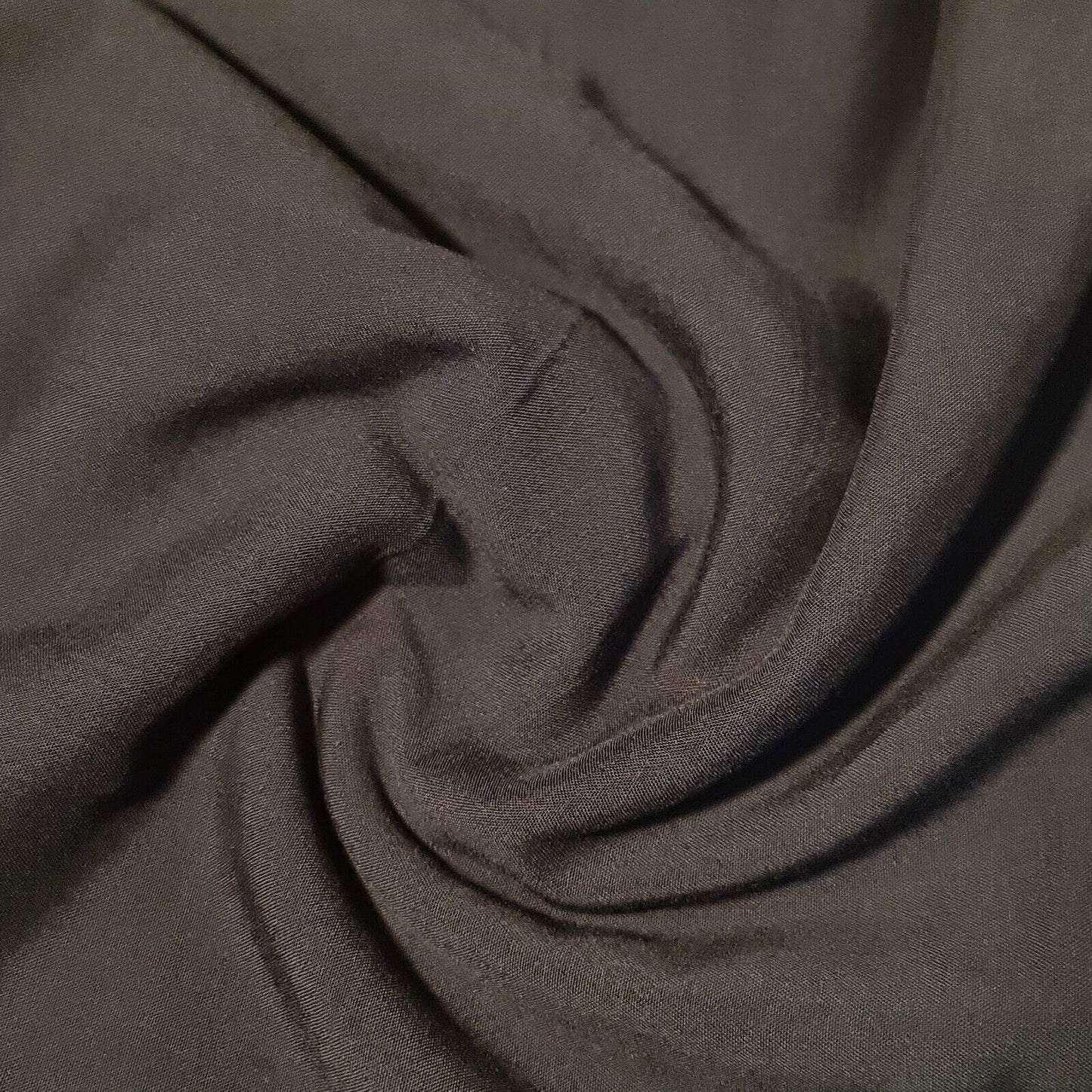 High Quality Poly Viscose Cotton Plain Fabric – 58" Wide Non-Stretch Dressmaking & Craft Material by the Metre