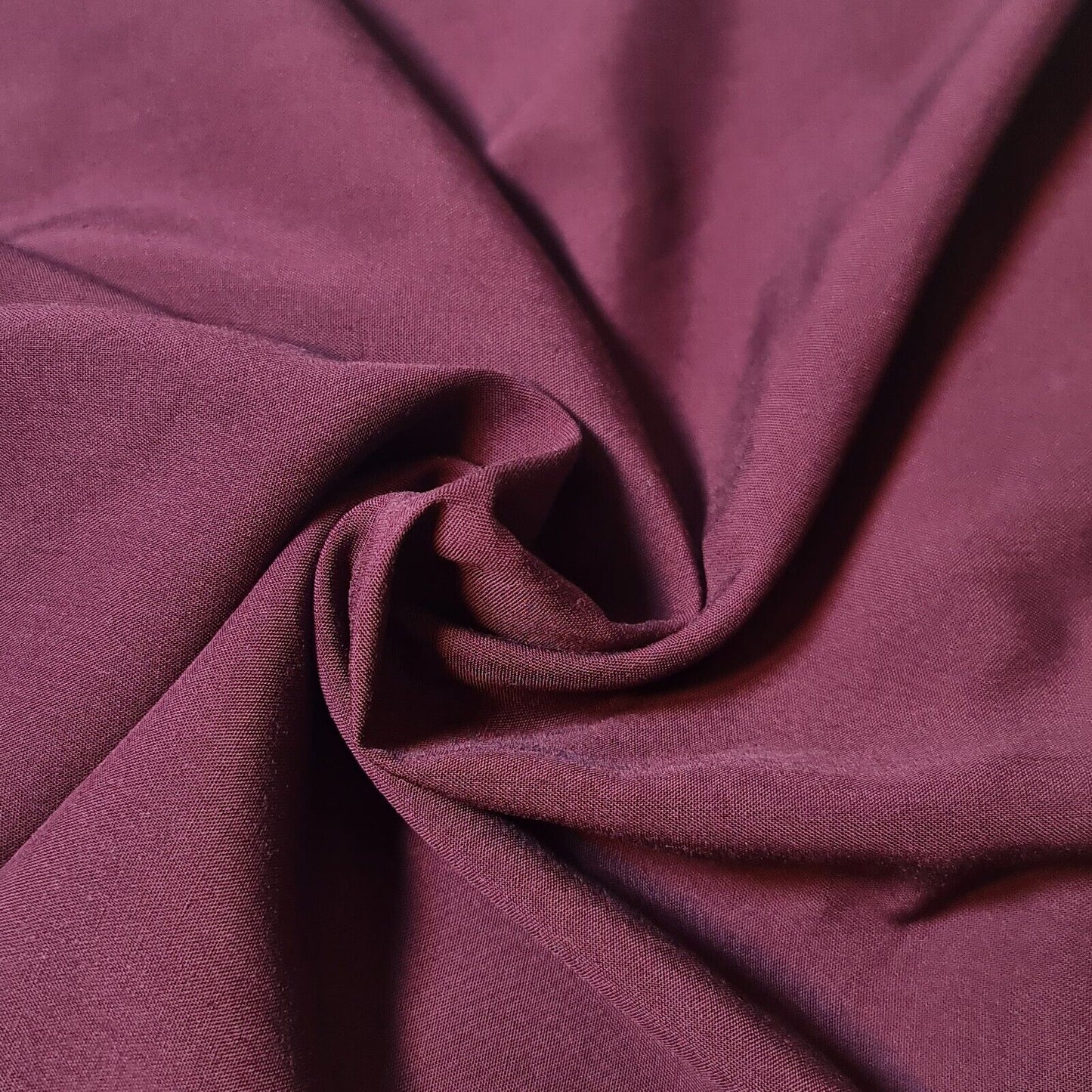 High Quality Poly Viscose Cotton Plain Fabric – 58" Wide Non-Stretch Dressmaking & Craft Material by the Metre