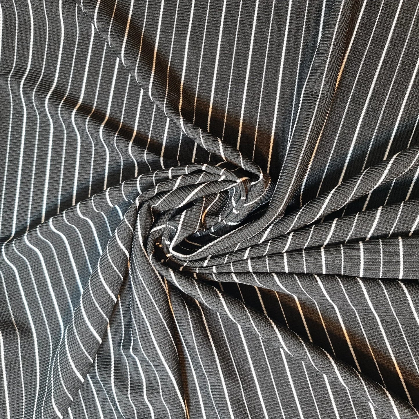 Plain & Printed Ribbed / Waffle Stretch Jersey Fabric | 58" (147cm) Wide Viscose Polyester Spandex 4-Way Stretch Dress & Craft Material – Sold by the Metre