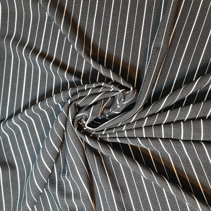 Plain & Printed Ribbed / Waffle Stretch Jersey Fabric | 58" (147cm) Wide Viscose Polyester Spandex 4-Way Stretch Dress & Craft Material – Sold by the Metre