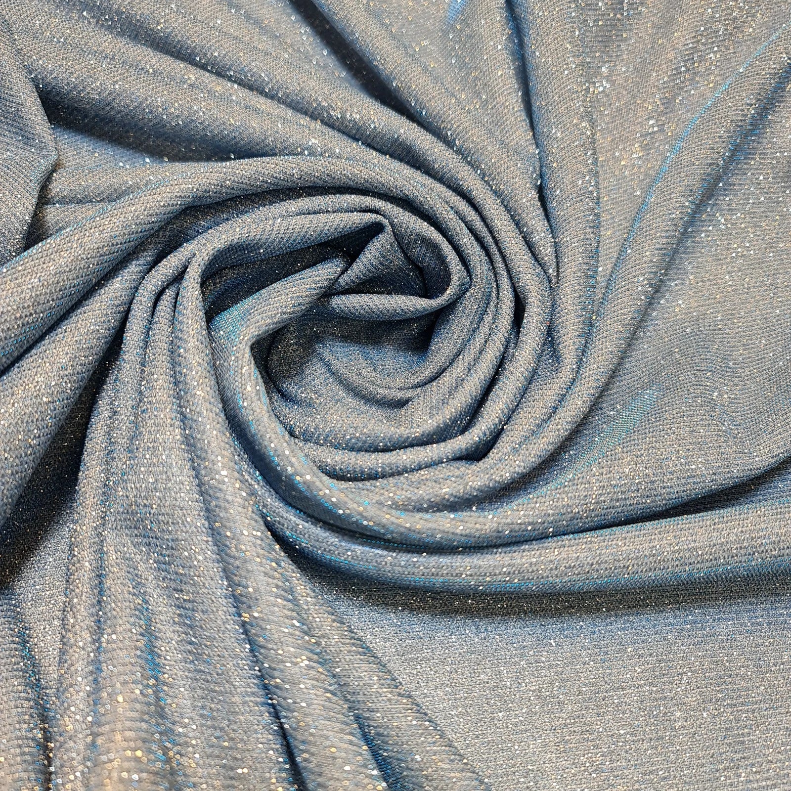 Shimmer Moonlight Stretch Glitter Nylon Fabric | 58