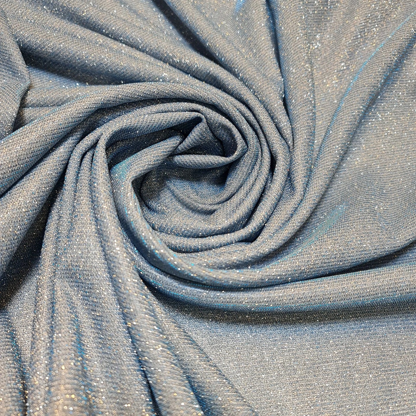 Shimmer Moonlight Stretch Glitter Nylon Fabric | 58" (147cm) Wide Stardust Backdrop, Dress & Craft Material – Sold by the Metre