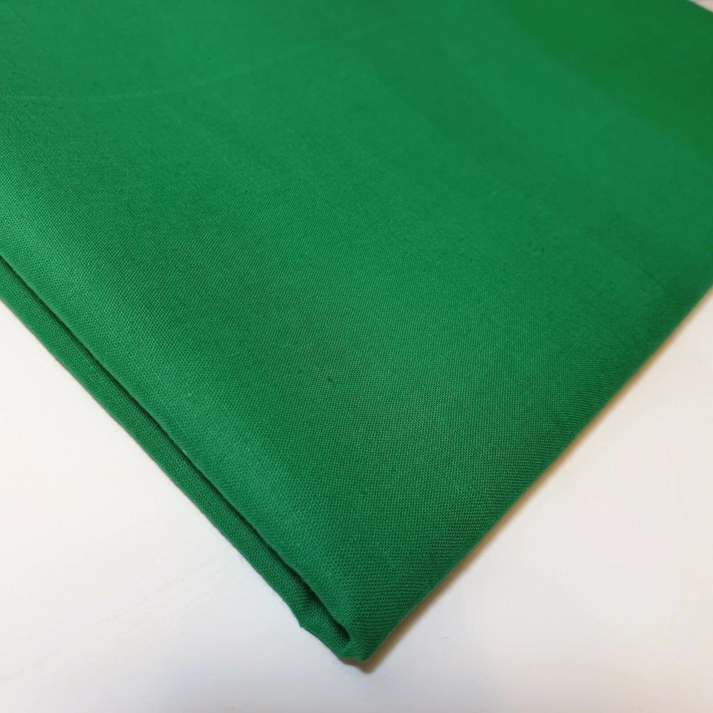 Clearance 100% Cotton Plain Solid Fabric | 44" (112cm) Wide Quilting, Dressmaking & Craft Material – 23-Metre Bolt