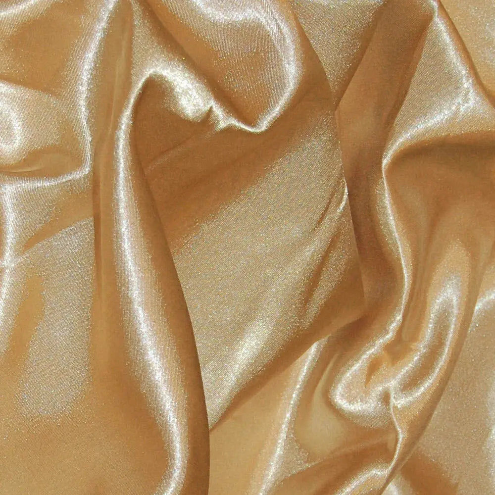 Poly Silk Satin Fabric – Luxury Plain 58" (147cm) Wide Shiny Dressmaking & Wedding Fabric by the Metre