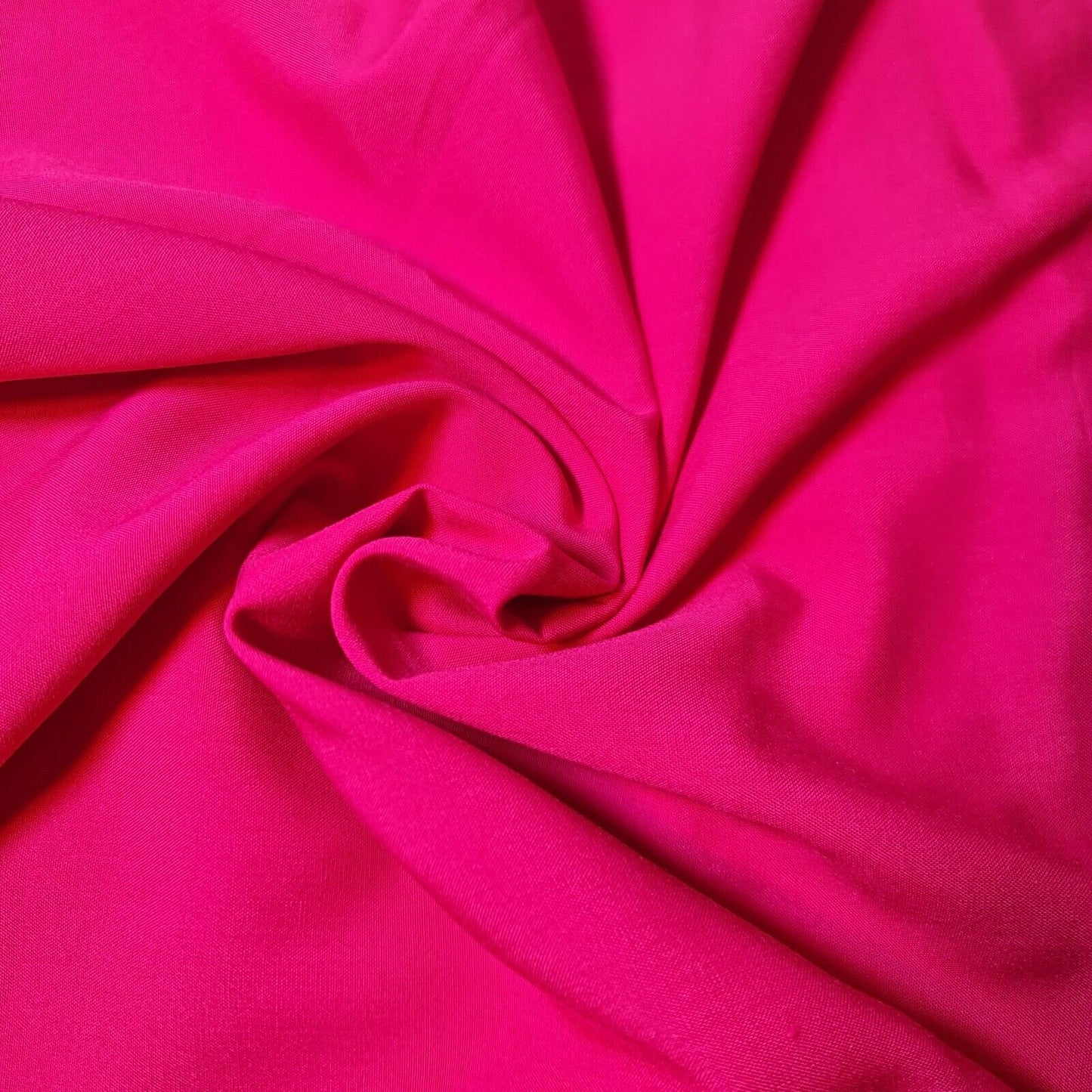 High Quality Poly Viscose Cotton Plain Fabric – 58" Wide Non-Stretch Dressmaking & Craft Material by the Metre