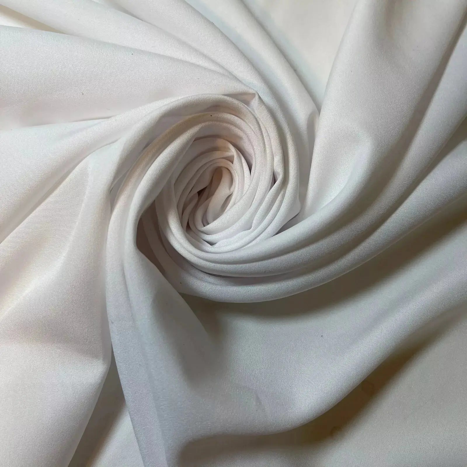 Plain American Crepe Powder Touch Polyester Fabric | 44" (112cm) Wide Dressmaking, Craft & Lining Material – Sold by the Metre