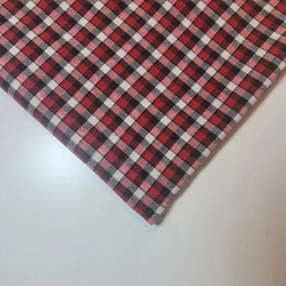 100% Cotton Gingham Woven Fabric | 1/8" Plaid Check 36" (91cm) Wide Dressmaking, Craft & Quilting Material – Sold by the Meter