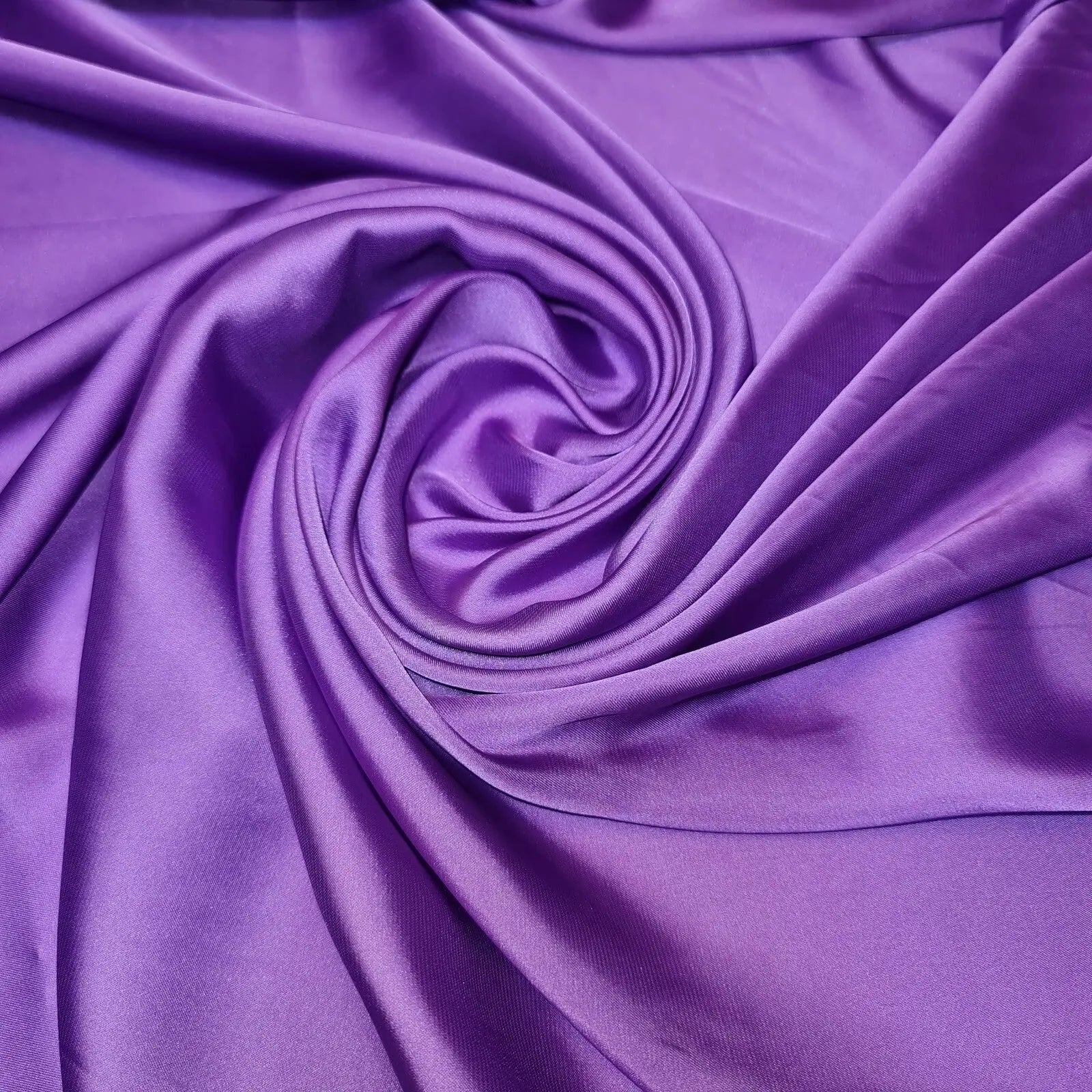 Silky Charmeuse Satin Fabric | 44" (112cm) Wide Luxury Glossy Silk-Like Weave for Bridal Dress, Draping & Décor – Sold by the Metre