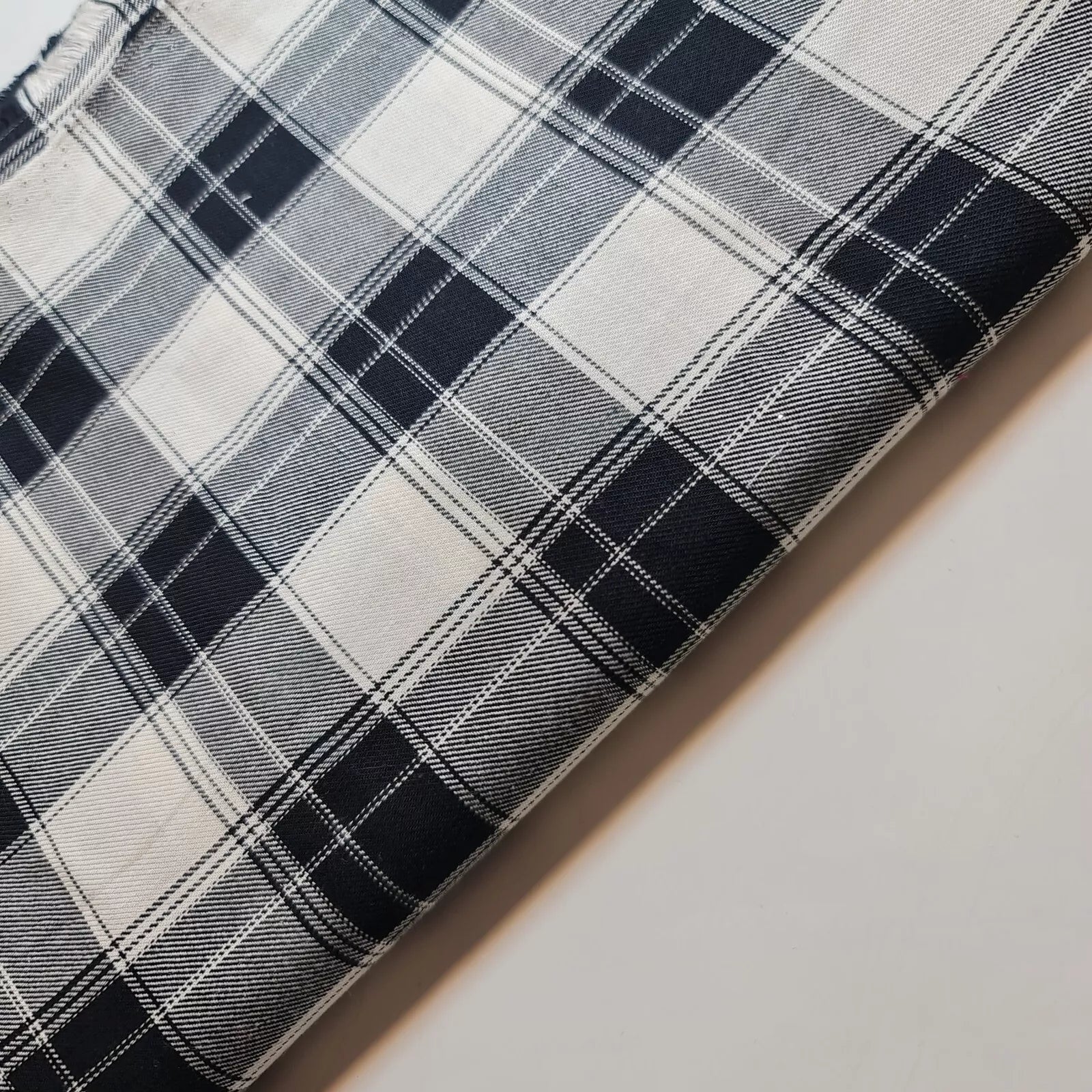 100% Cotton Tartan & Check Plaid Fabric | 58