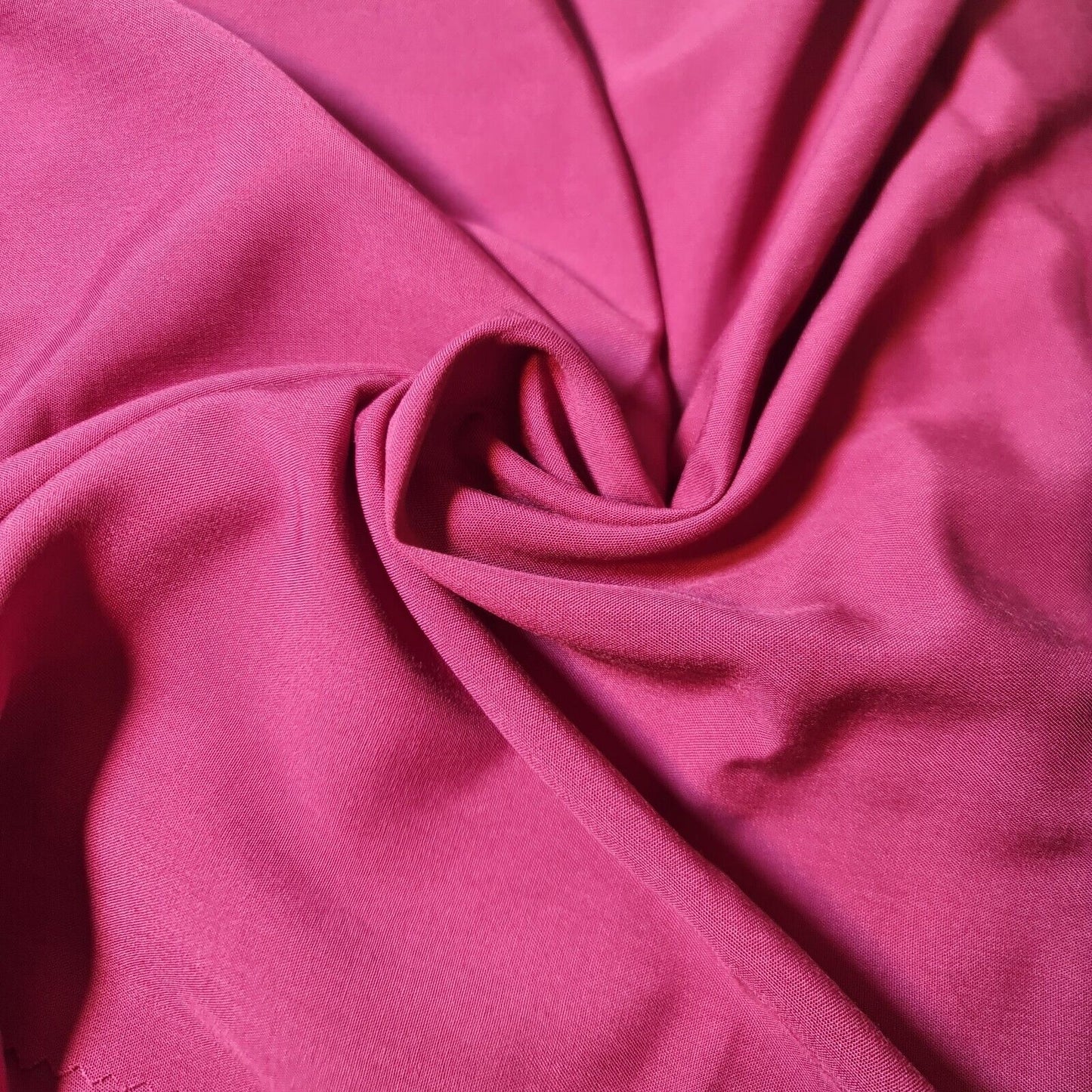 High Quality Poly Viscose Cotton Plain Fabric – 58" Wide Non-Stretch Dressmaking & Craft Material by the Metre