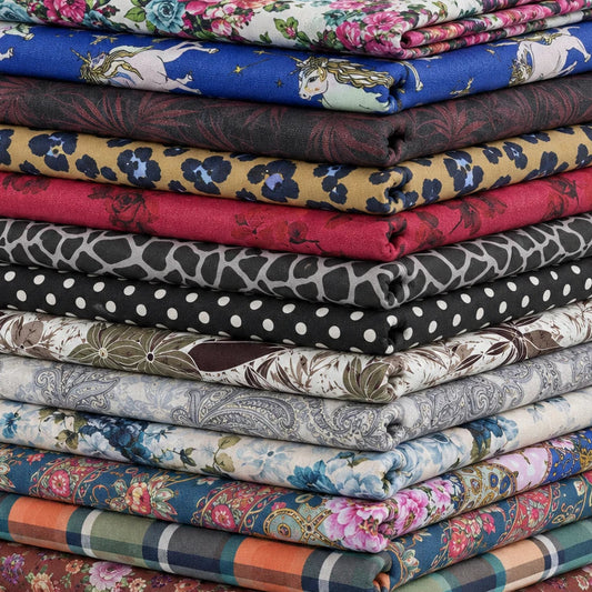 ITY Jersey Fabric – 58" Wide Stretch Dressmaking Fabric Sold By The Metre