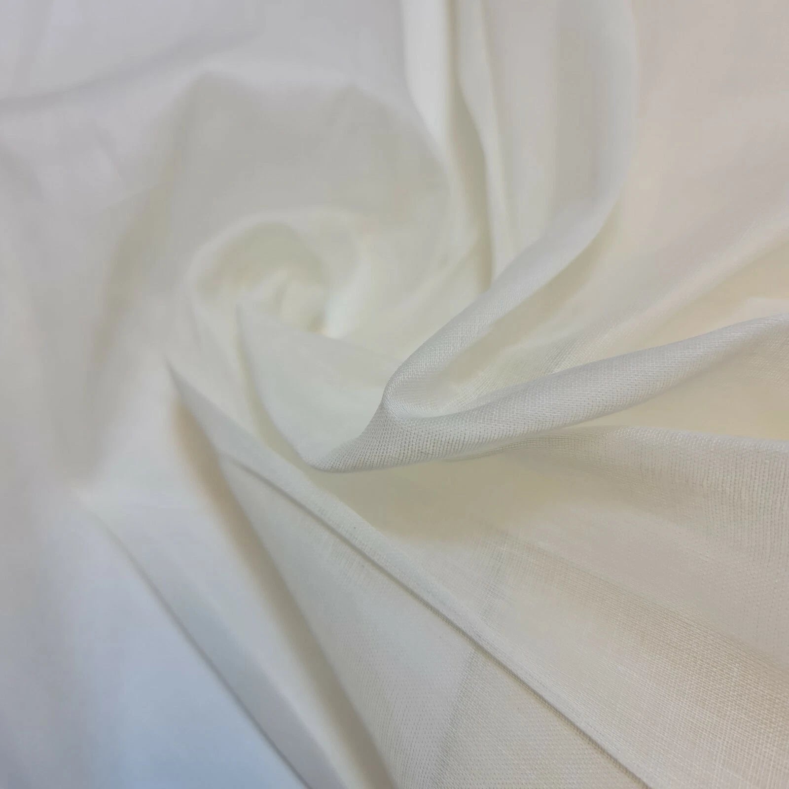 100% Cotton Muslin Fabric – Sheer Gauze Plain Weave for Dress Lining, Crafts & Cheesecloth  Cream