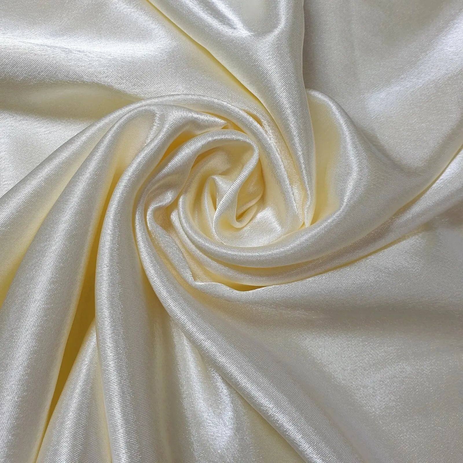 Satin Crepe Back Fabric – Plain 58" (147cm) Wide Silky Bridal & Evening Dress Fabric by the Metre