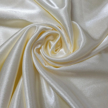 Satin Crepe Back Fabric – Plain 58" (147cm) Wide Silky Bridal & Evening Dress Fabric by the Metre