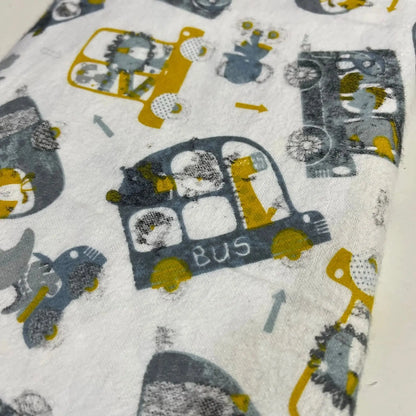100% Cotton Brushed Flannel Winceyette Fabric | 44" (112cm) Wide Printed Quilting, Sewing & Craft Material – Sold by the Meter