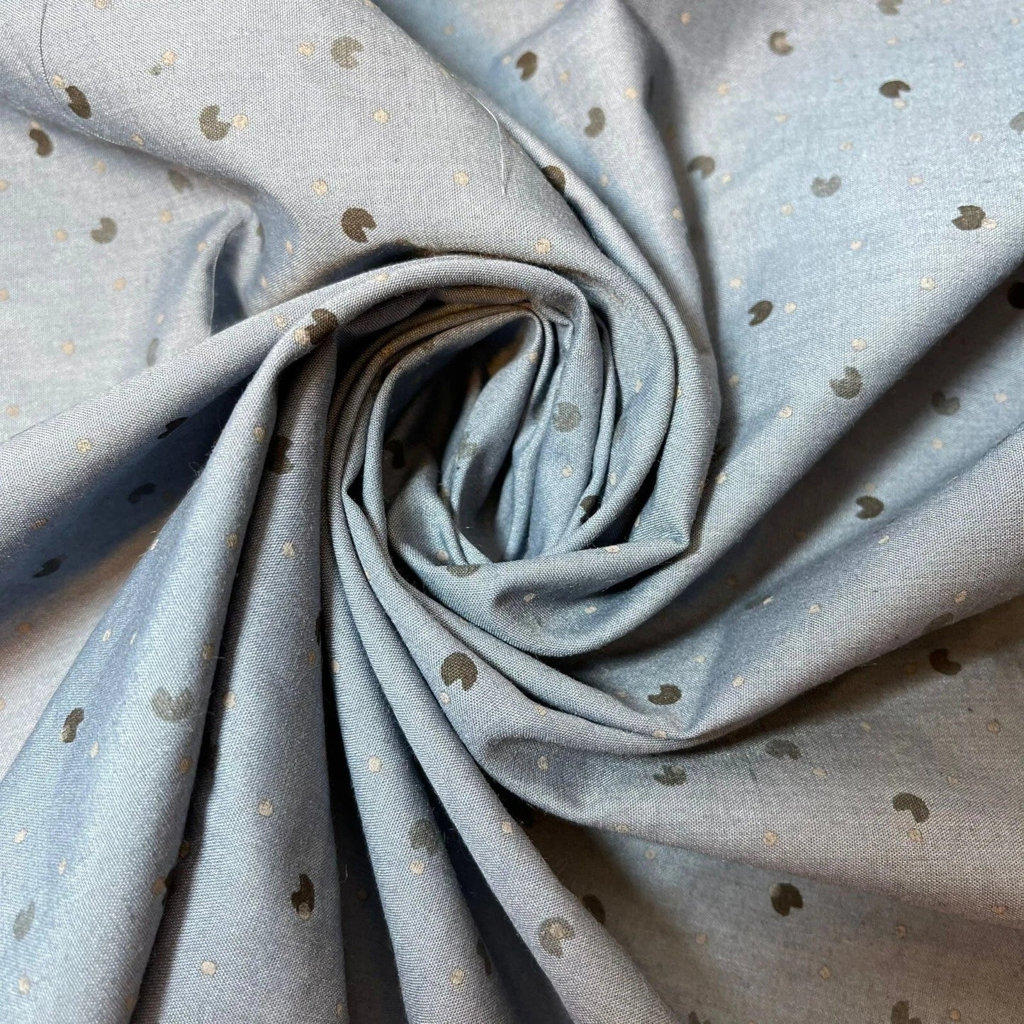 100% Cotton Vintage Floral Fabric | 44" (112cm) Wide Novelty Print for Dressmaking, Quilting & Craft Material – Sold by the Metre  Grey Pacman