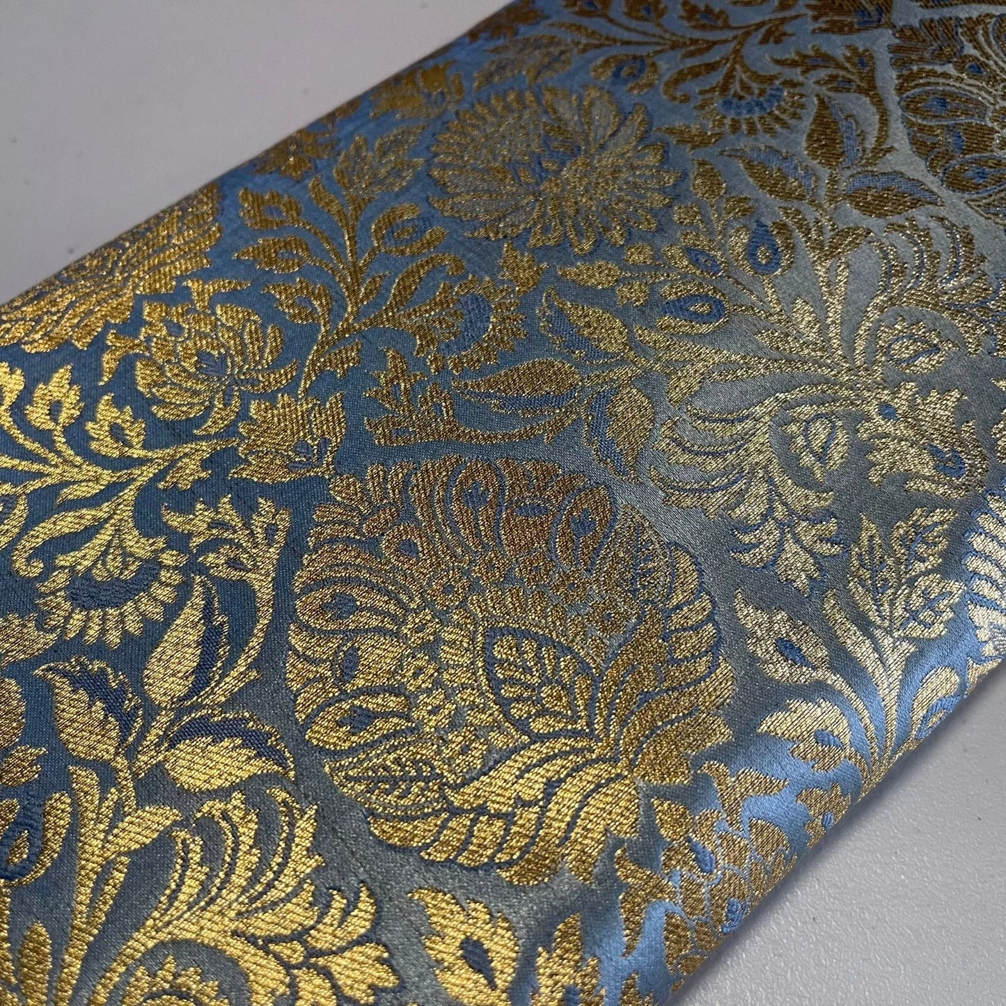Metallic Floral Weave Brocade Fabric – 112cm (44") Wide – Dress, Craft & Costume Material – Sold by the Meter