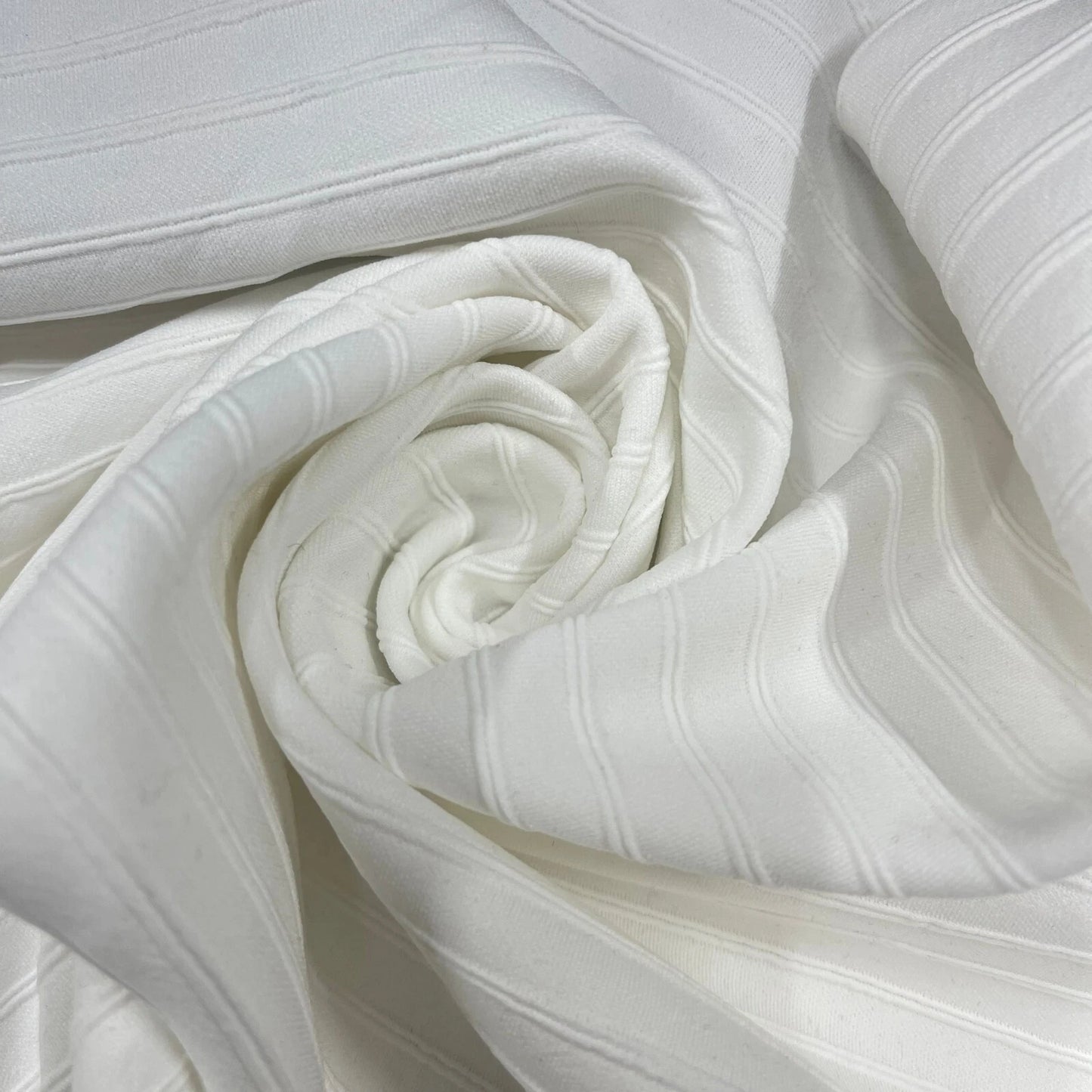 Plain & Printed Ribbed / Waffle Stretch Jersey Fabric | 58" (147cm) Wide Viscose Polyester Spandex 4-Way Stretch Dress & Craft Material – Sold by the Metre