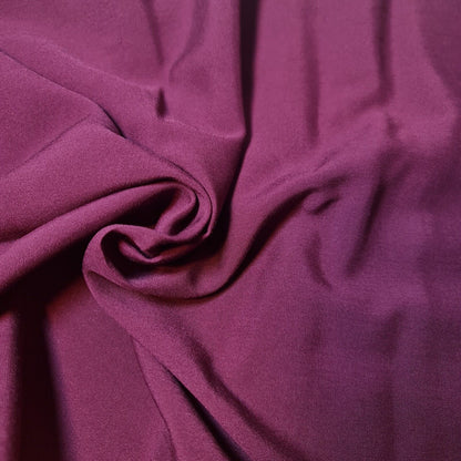 High Quality Poly Viscose Cotton Plain Fabric – 58" Wide Non-Stretch Dressmaking & Craft Material by the Metre