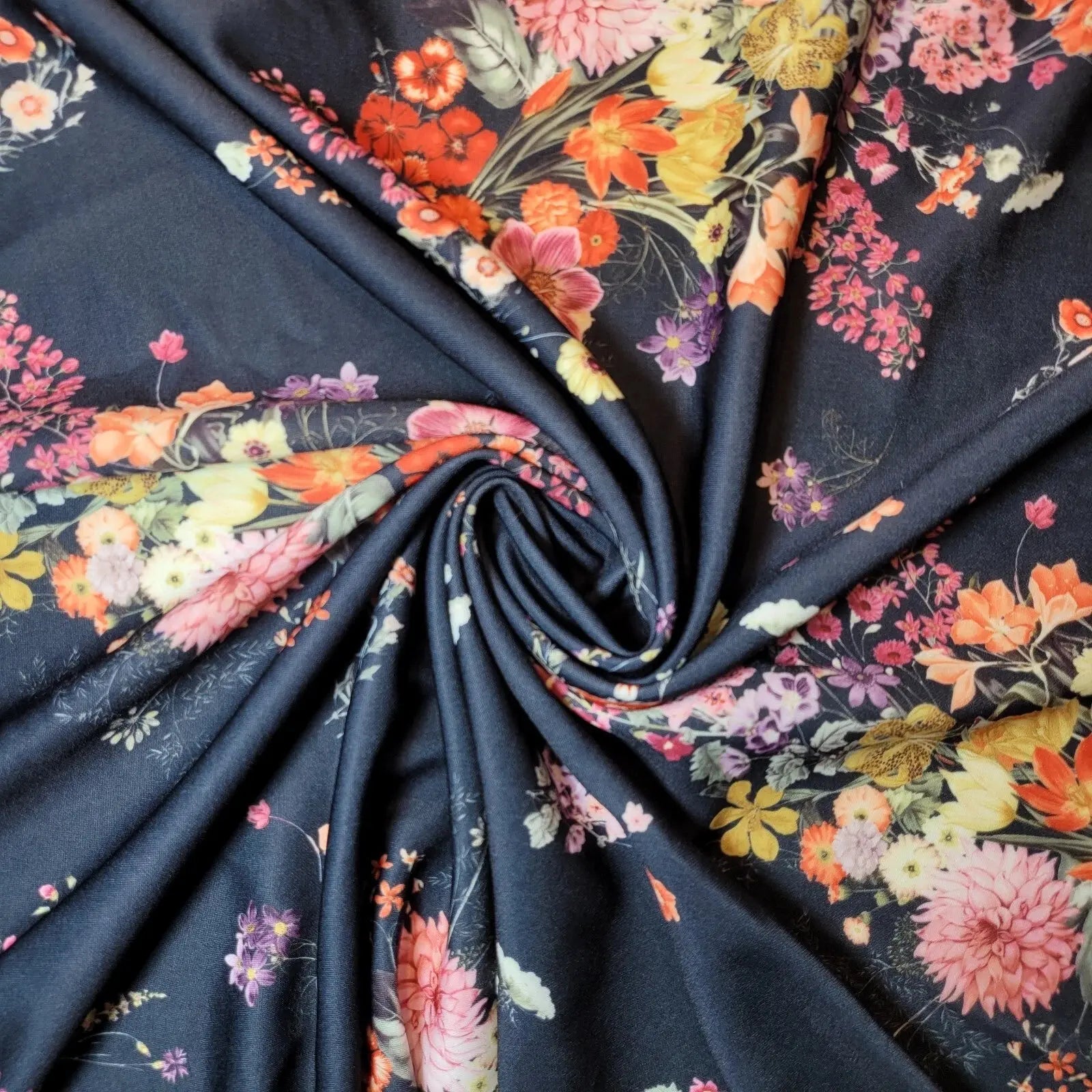 Scuba & Scuba Crepe Jersey Stretch Fabric | Printed Dress & Craft Material – Tartan, Floral, Paisley & Novelty Designs | 58" (147cm) Wide – Sold by the Metre