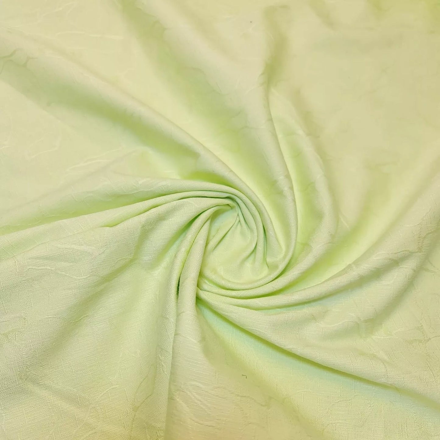 100% Cotton Jacquard Self-Print Fabric | 58" (147cm) Wide Soft Woven Curtain, Upholstery & Dress Material – Sold by the Meter  Light Green