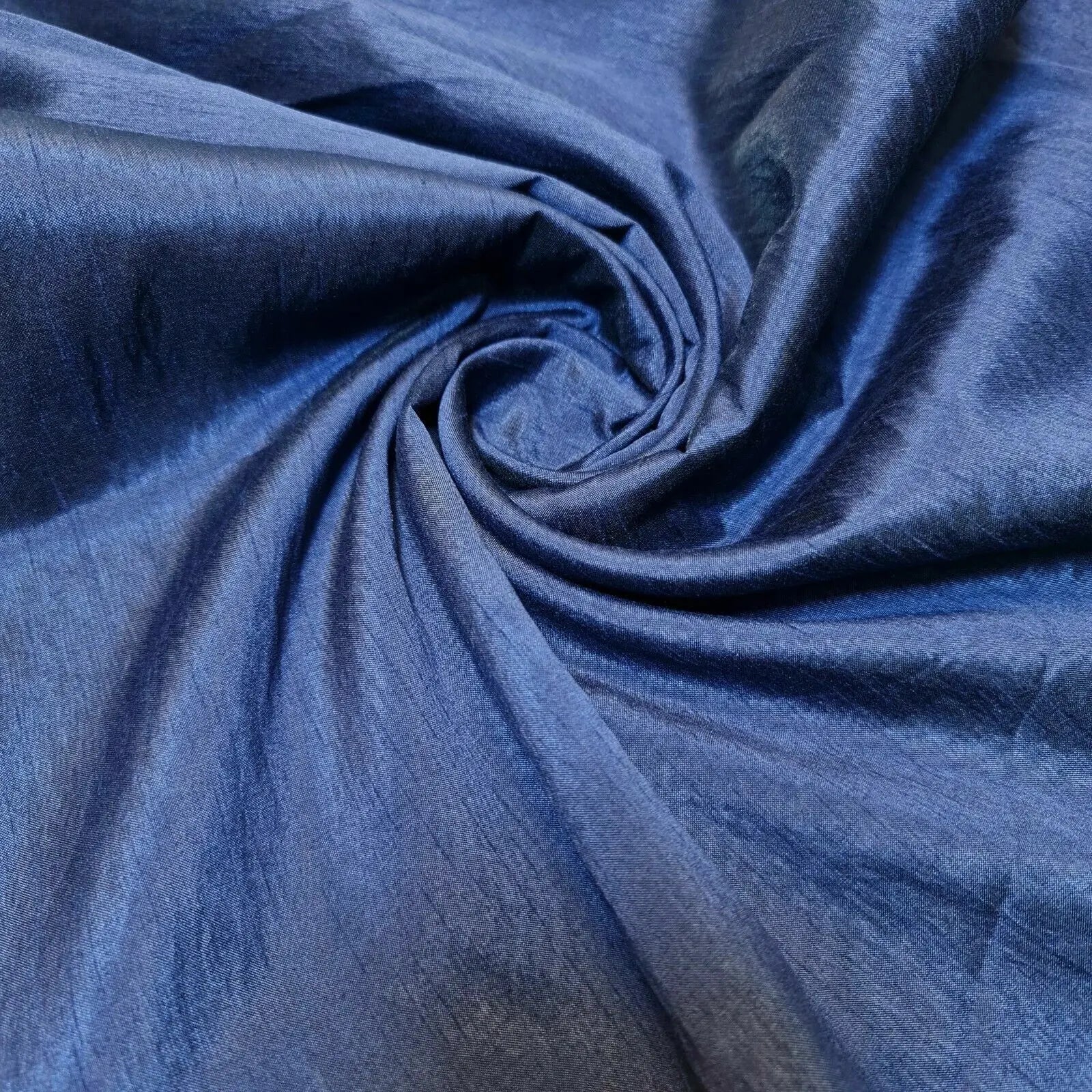 Faux Dupion Silk Fabric – Plain Slub Raw Silk Look 58" (147cm) Wide Bridal & Décor Fabric by the Metre