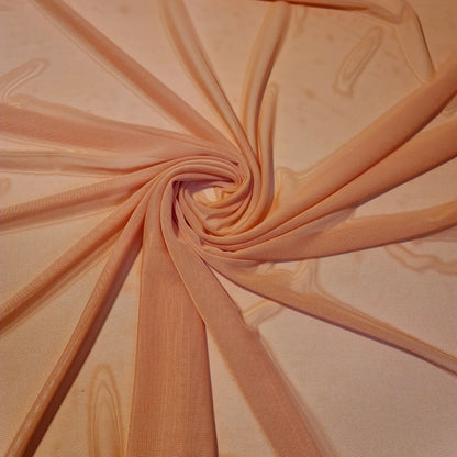 Premium Power Net Fabric | 58" (147cm) Wide 2-Way Stretch Mesh Sheer Lining & Dress Material – Sold by the Metre