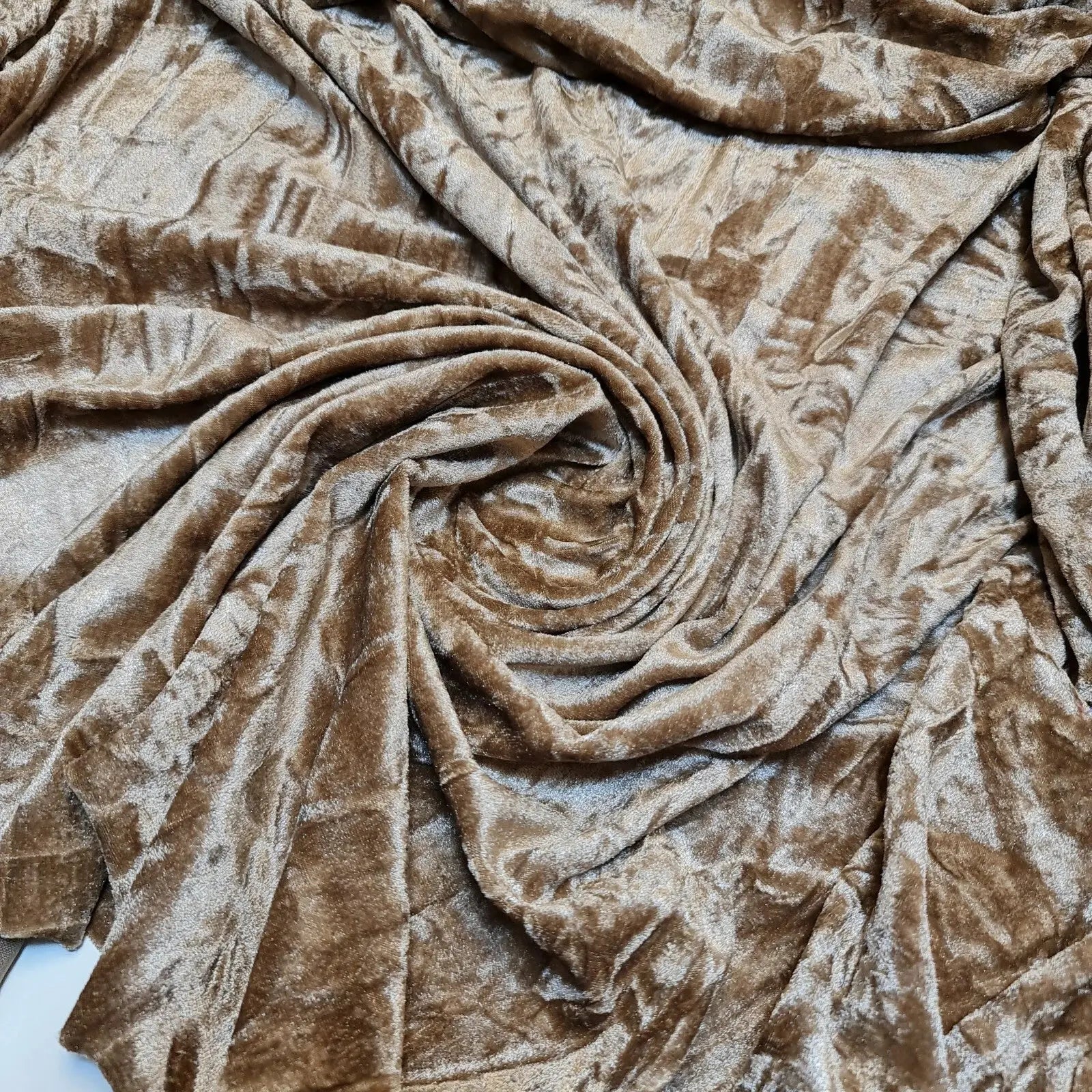 Premium Marble Crushed Velvet Fabric | 58" (147cm) Wide Solid Colours Medium-Weight Stretch Material – Sold by the Metre