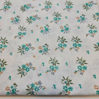 100% Cotton Printed Fabric | Leopard, Ditsy, Vintage, Polka & Rose Floral Designs – 44" (112cm) Wide Soft Dressmaking & Craft Material – Sold by the Metre