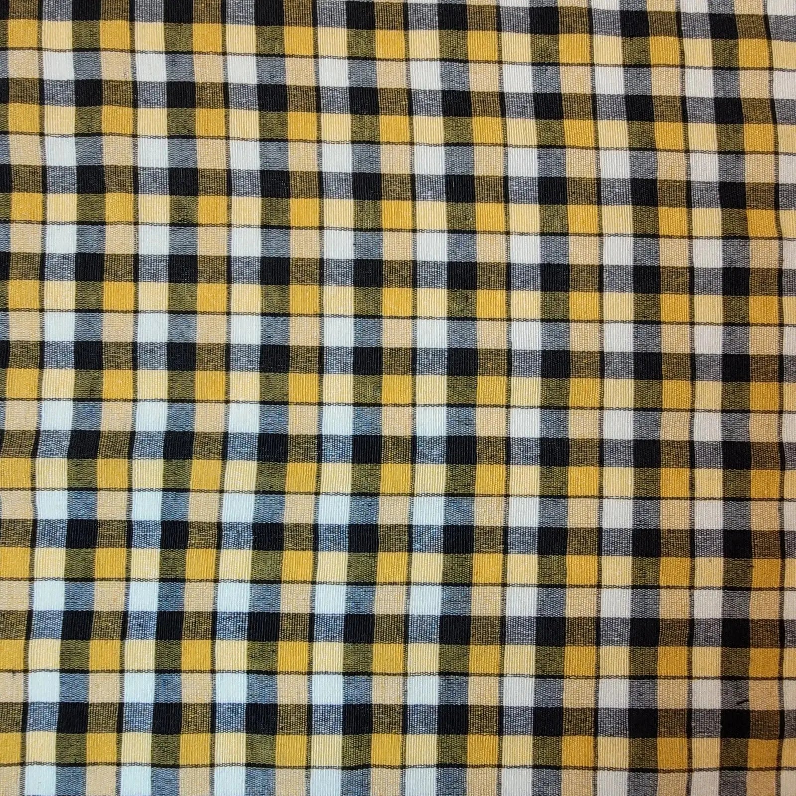 100% Cotton Gingham Woven Fabric | 1/8" Plaid Check 36" (91cm) Wide Dressmaking, Craft & Quilting Material – Sold by the Meter