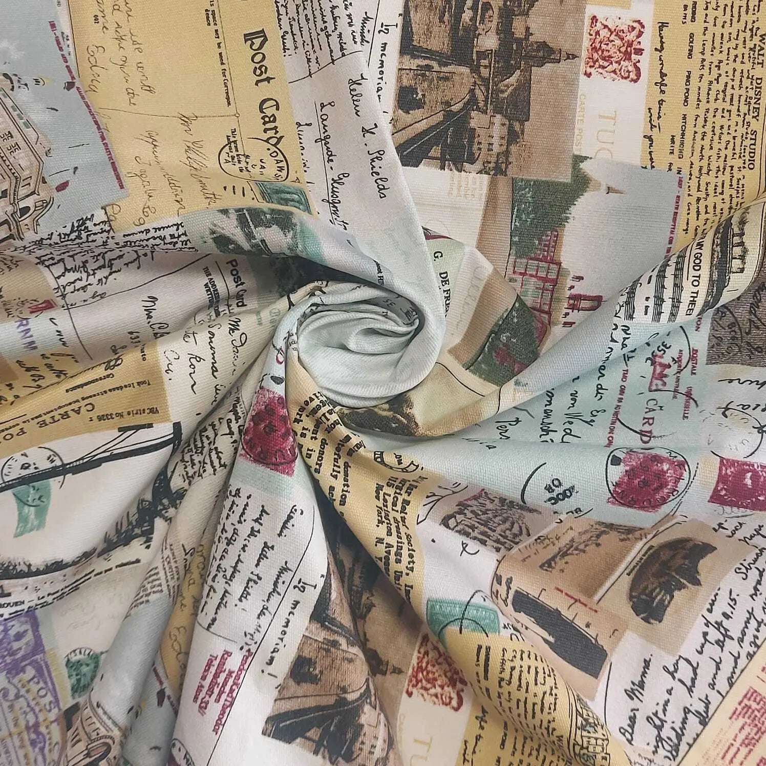 100% Cotton Printed Canvas Fabric | 58