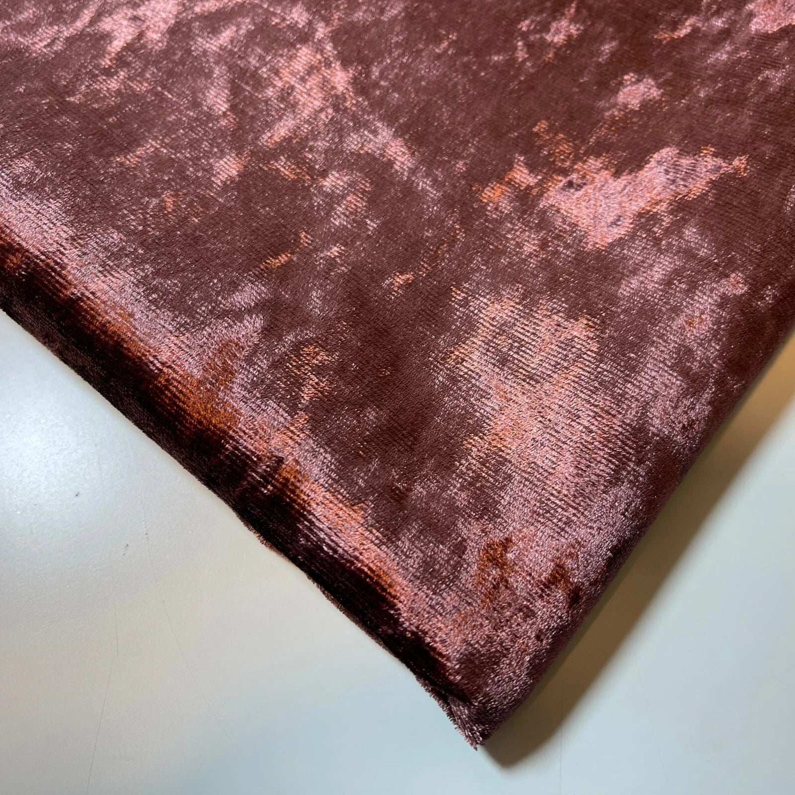 Plush Printed, Plain & Crushed Velvet Fabric | 58" (147cm) Wide Soft Upholstery, Cushion & Curtain Material – Sold by the Meter