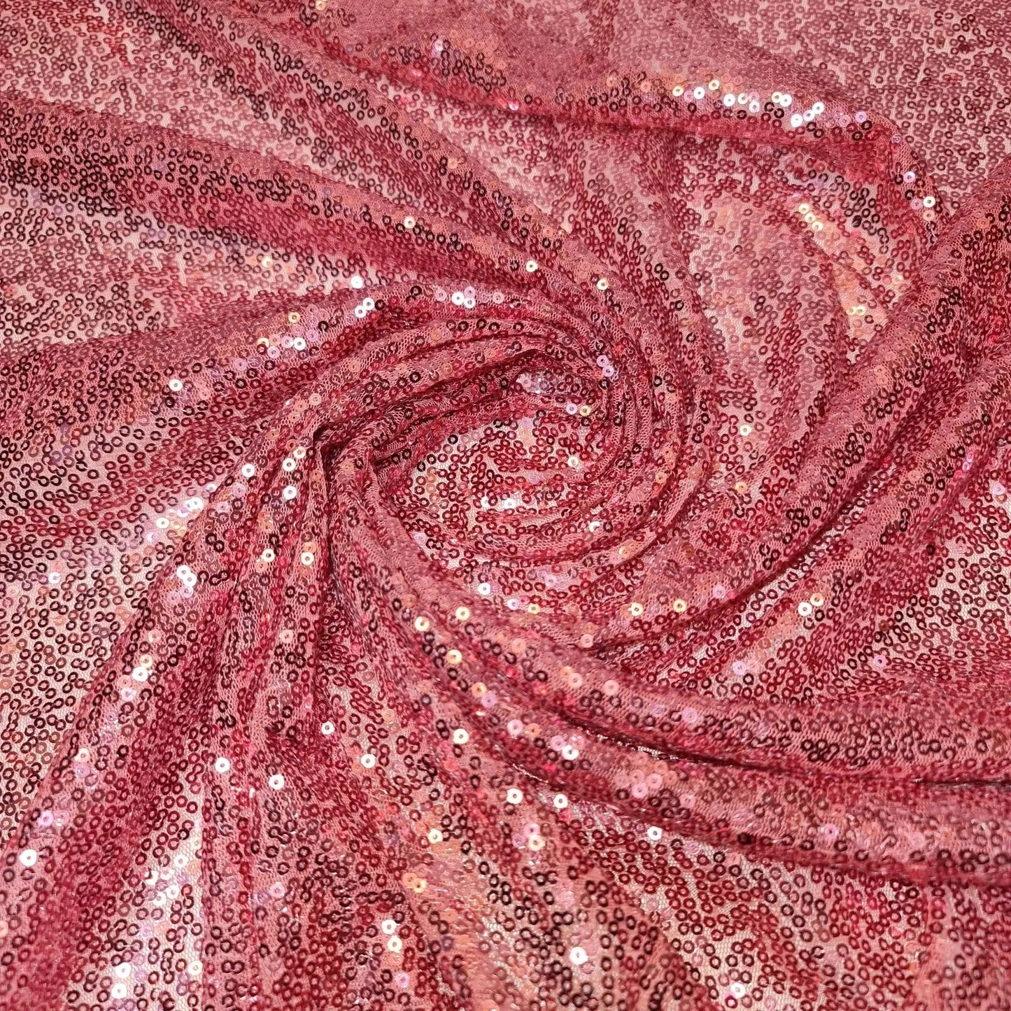Sequin Fabric | Sparkly Shiny Bling Dress, Craft & Table Drape Material – 58" (147cm) Wide with 50" Embroidered Sequins – Sold by the Metre
