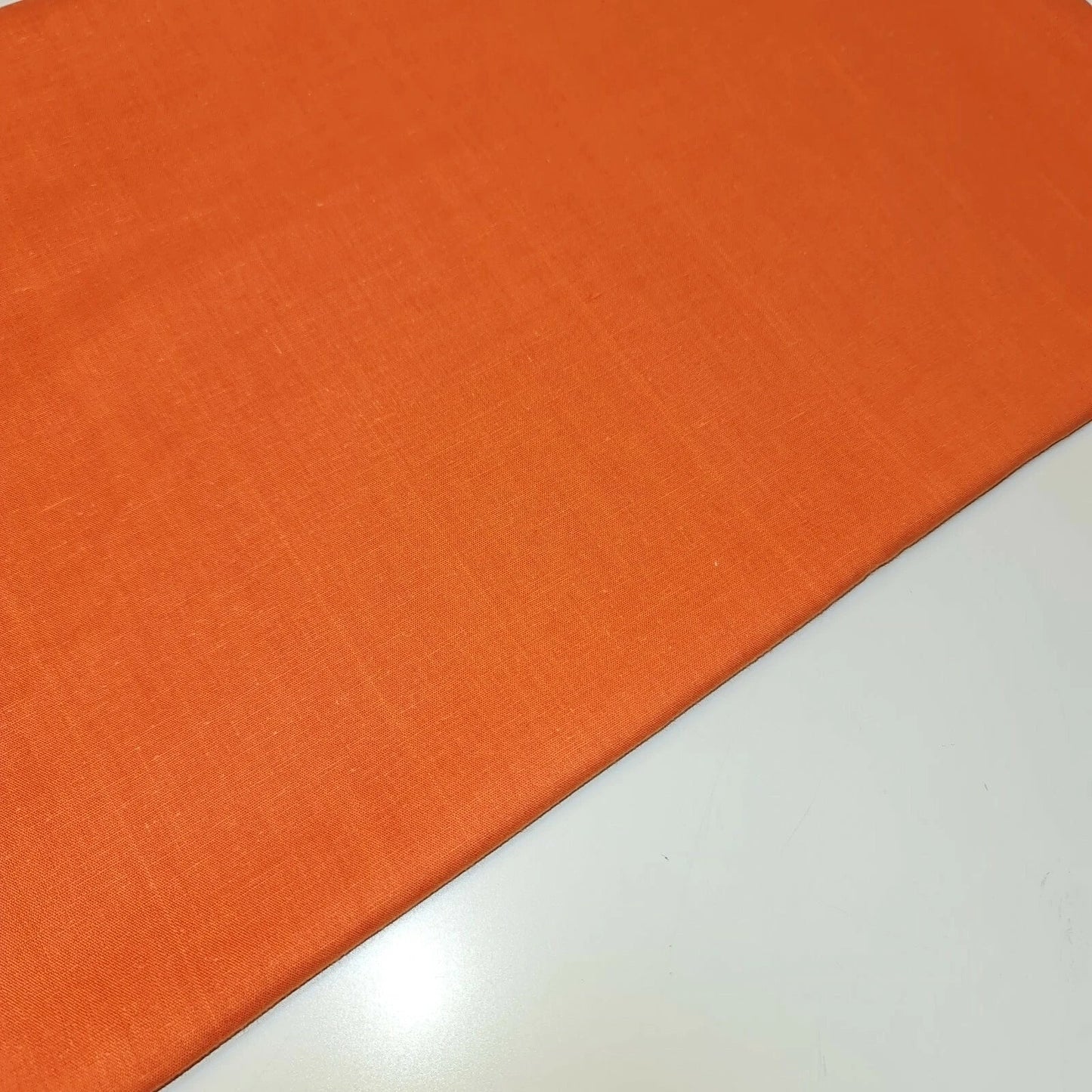 Clearance 100% Cotton Plain Solid Fabric | 44" (112cm) Wide Quilting, Dressmaking & Craft Material – 23-Metre Bolt