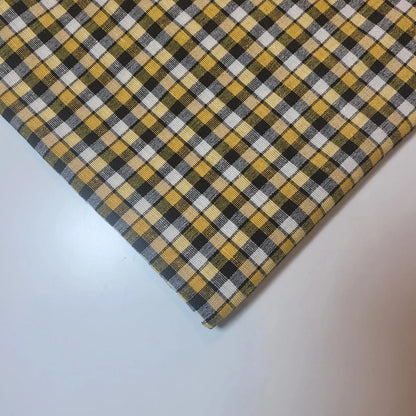 100% Cotton Gingham Woven Fabric | 1/8" Plaid Check 36" (91cm) Wide Dressmaking, Craft & Quilting Material – Sold by the Meter