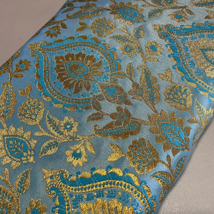 Metallic Floral Weave Brocade Fabric – 112cm (44") Wide – Dress, Craft & Costume Material – Sold by the Meter