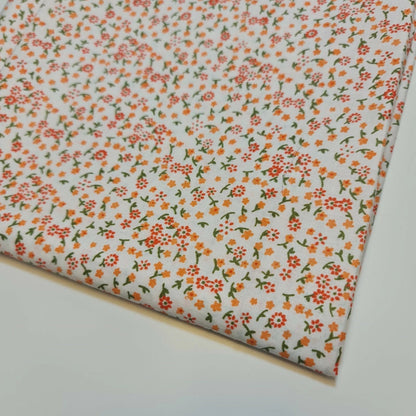 100% Cotton Printed Fabric | Leopard, Ditsy, Vintage, Polka & Rose Floral Designs – 44" (112cm) Wide Soft Dressmaking & Craft Material – Sold by the Metre