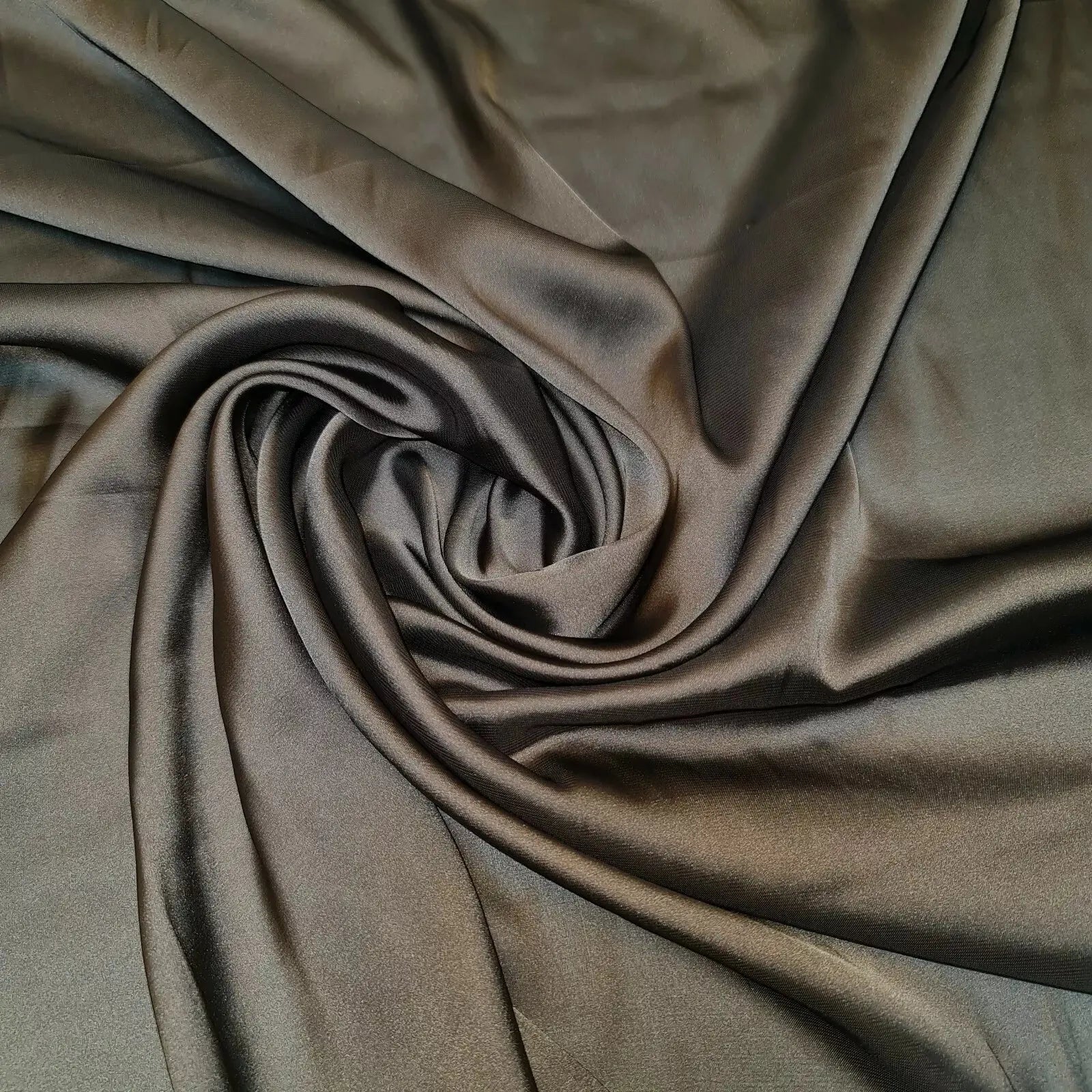 Silky Charmeuse Satin Fabric | 44" (112cm) Wide Luxury Glossy Silk-Like Weave for Bridal Dress, Draping & Décor – Sold by the Metre