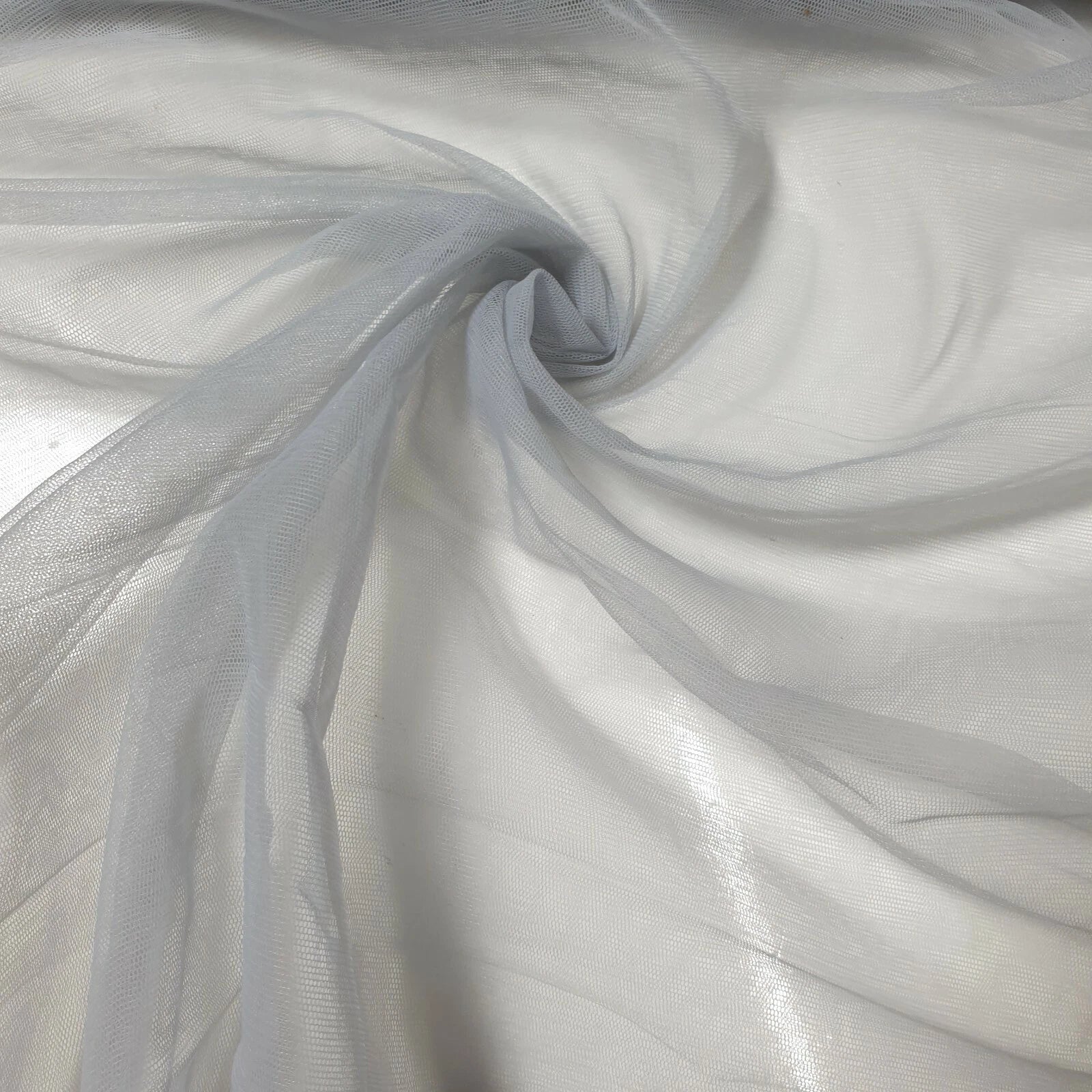 Premium Soft Plain Sheer Tulle Net Fabric | 58