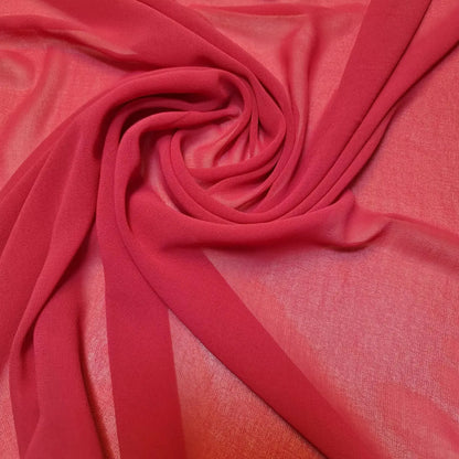 Crepe Chiffon Sheer Fabric | 58" (147cm) Wide Wedding Décor, Drape, Dressmaking & Craft Material – Sold by the Metre