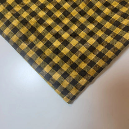 100% Cotton Gingham 1/8" Check Plaid Fabric | Parna Patka Dastaar Cloth for Sewing & Crafts – 23 Meter Roll