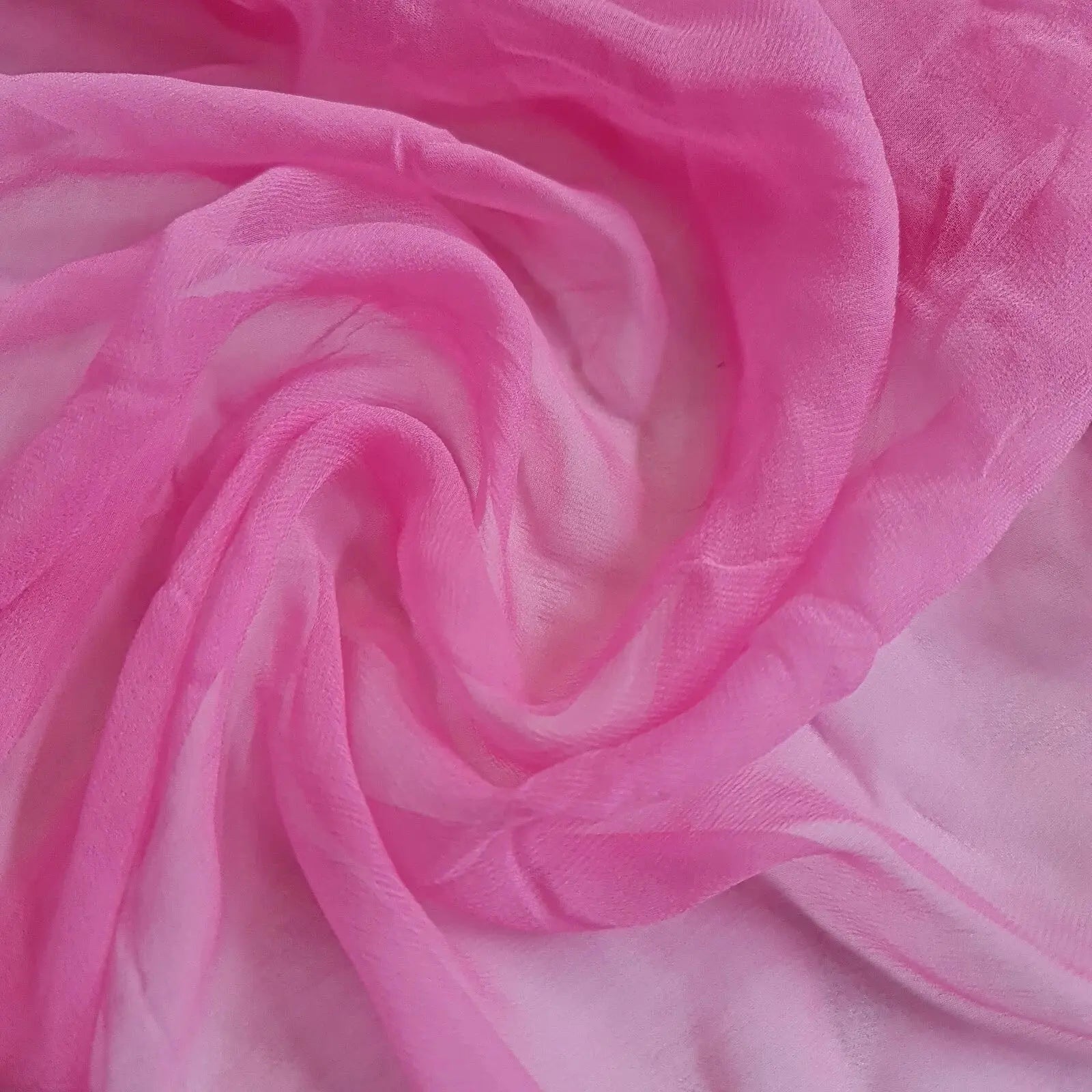 Vintage Japanese Crepe Silk Chiffon Georgette Fabric | Asahi Kasei | 36" (91cm) Wide Sheer Dress, Drape & Décor Material – Sold by the Metre