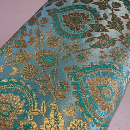 Metallic Floral Weave Brocade Fabric – 112cm (44") Wide – Dress, Craft & Costume Material – Sold by the Meter
