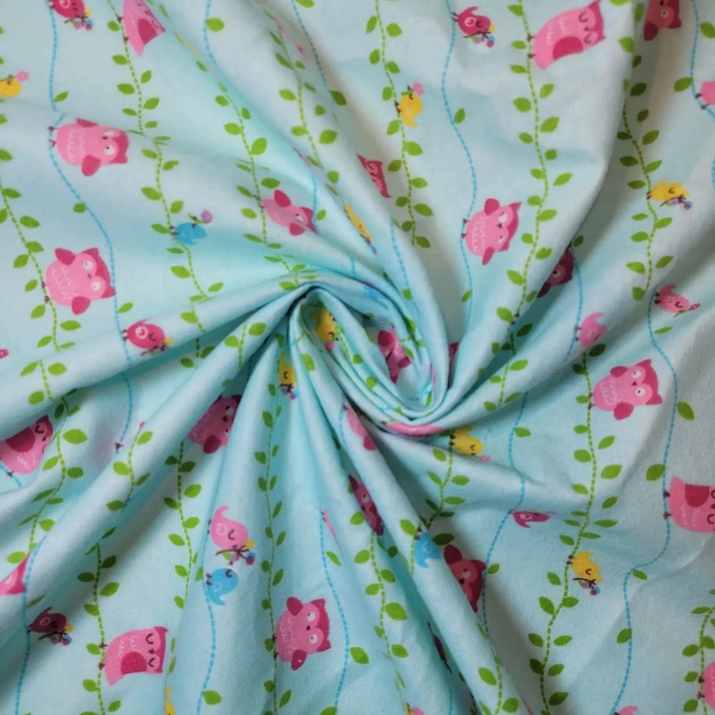 100% Cotton Brushed Flannel Winceyette Fabric | 44" (112cm) Wide Printed Quilting, Sewing & Craft Material – Sold by the Meter