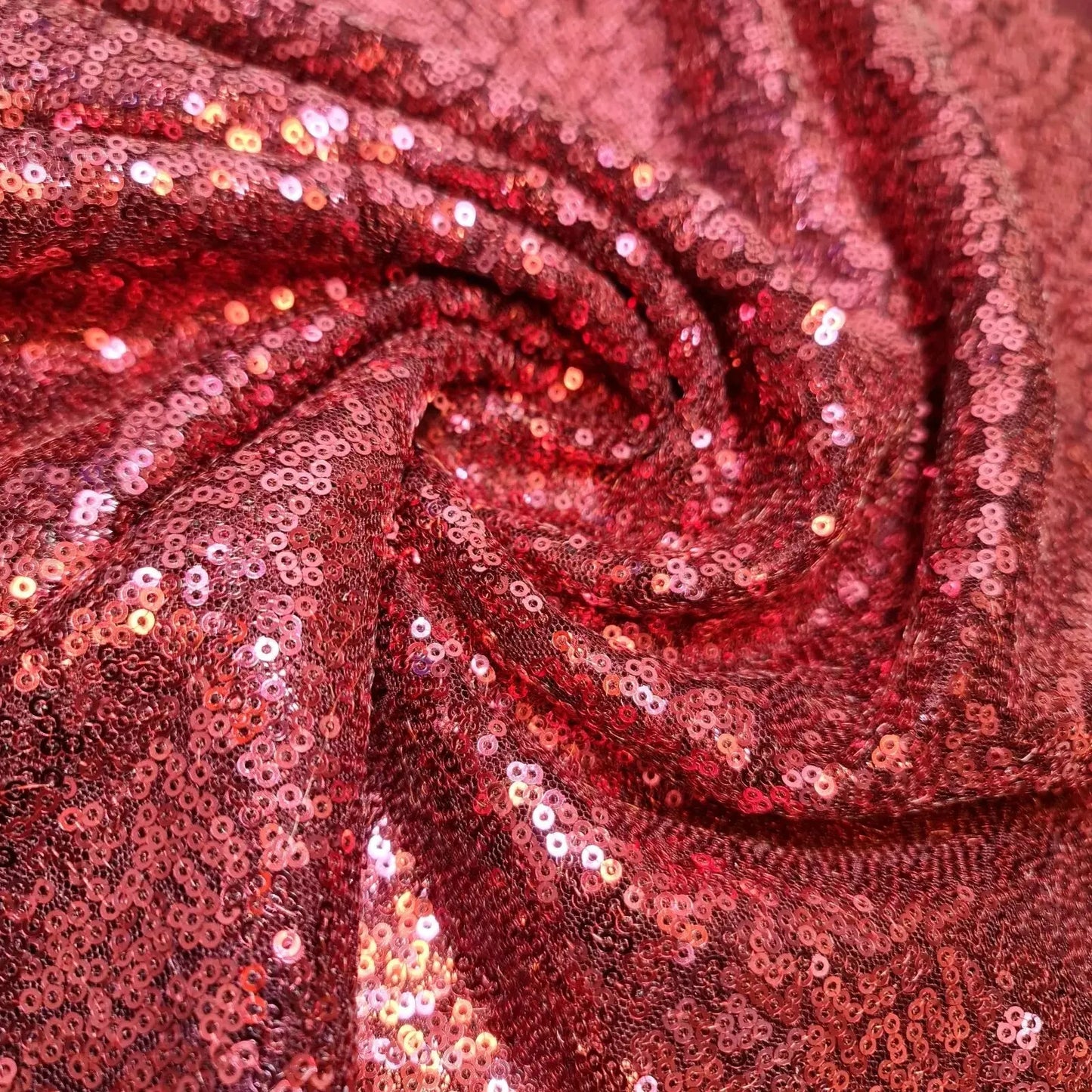 Sequin Fabric | Sparkly Shiny Bling Dress, Craft & Table Drape Material – 58" (147cm) Wide with 50" Embroidered Sequins – Sold by the Metre