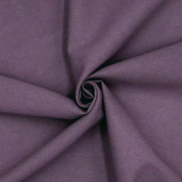 Plain 100% Cotton Linen Fabric | 58
