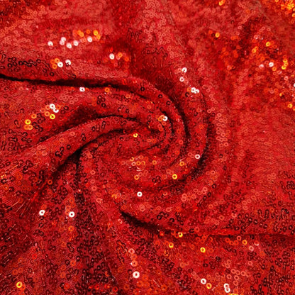 Sequin Fabric | Sparkly Shiny Bling Dress, Craft & Table Drape Material – 58" (147cm) Wide with 50" Embroidered Sequins – Sold by the Metre